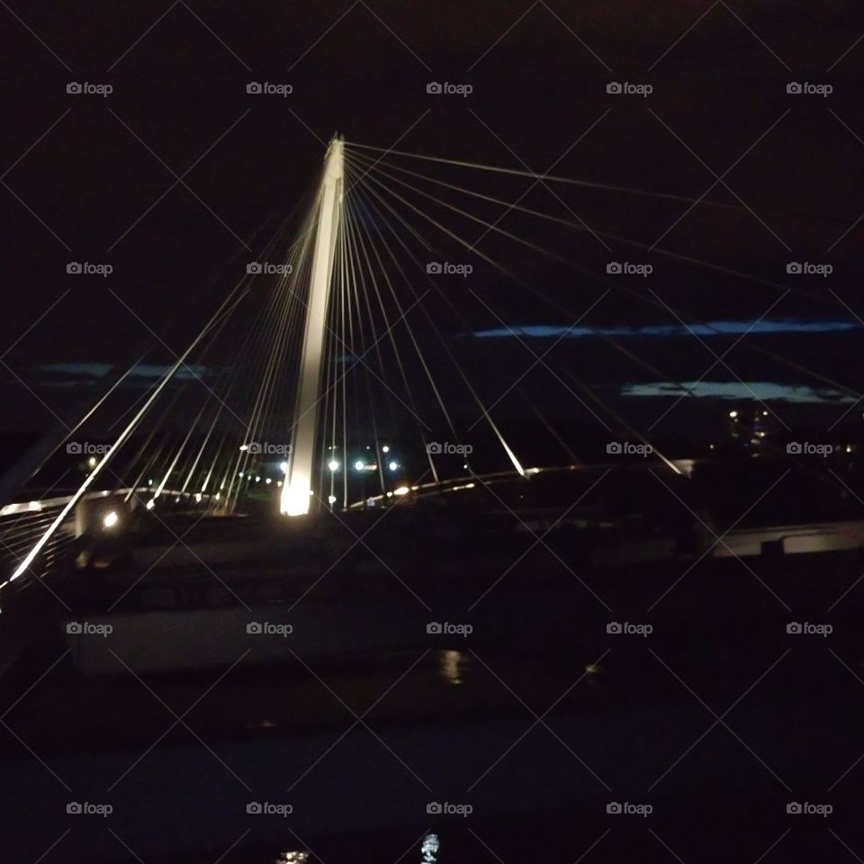 Bridge on the Rhein between France and Germany