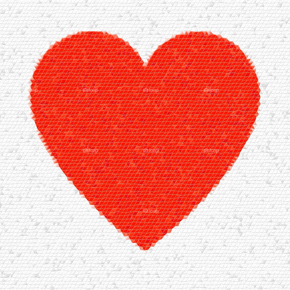 Heart Mosaic
Red heart mosaic made from little tiles.