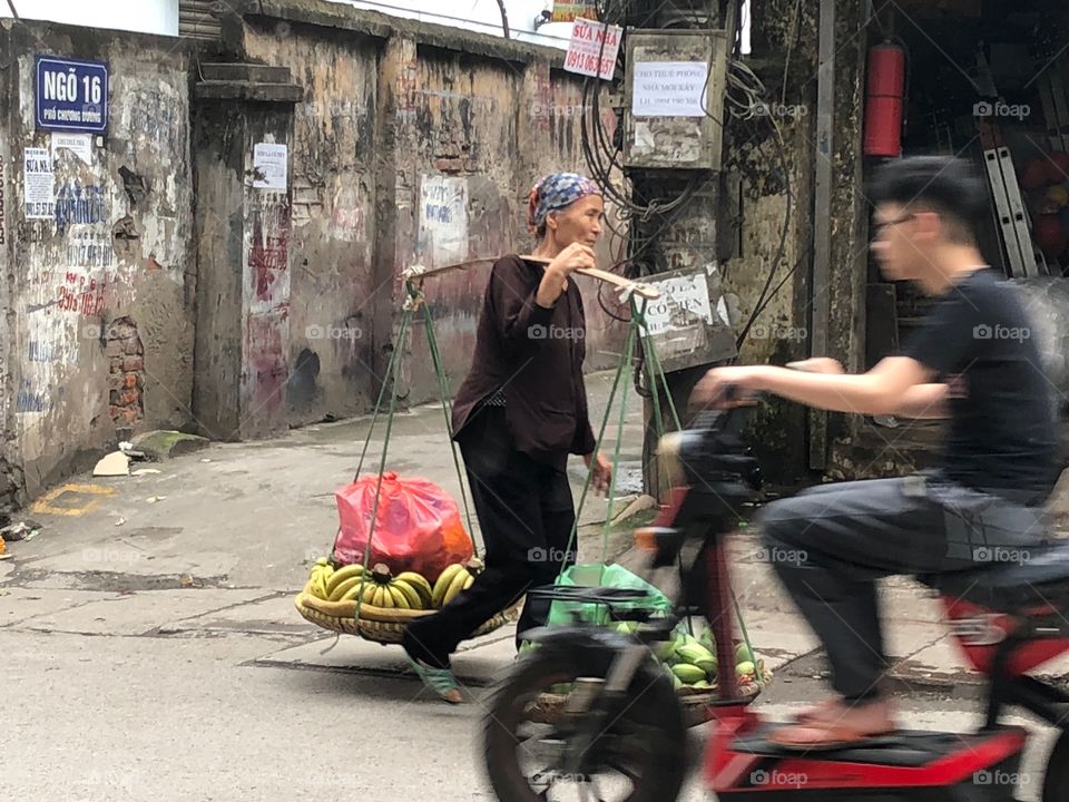 Vietnamese street scene 