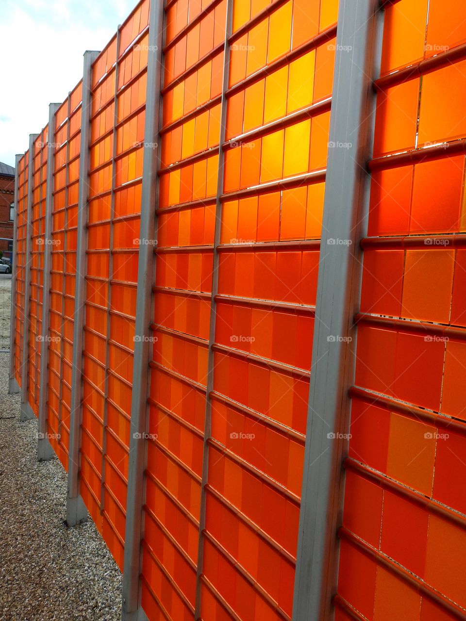 Orange wall