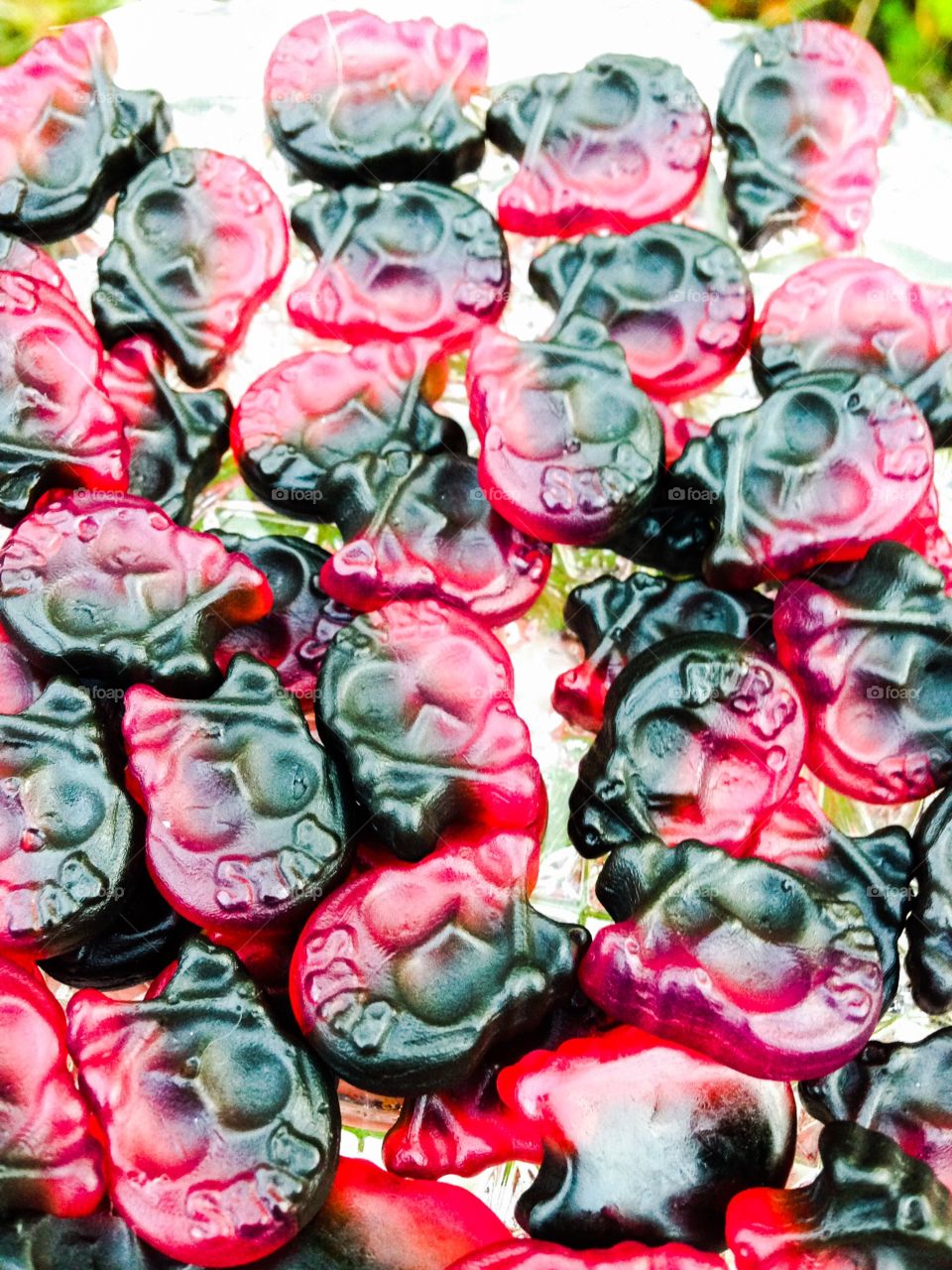 vegan candy skulls