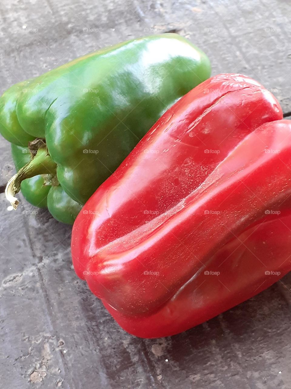 pimientos frescos para cocinar