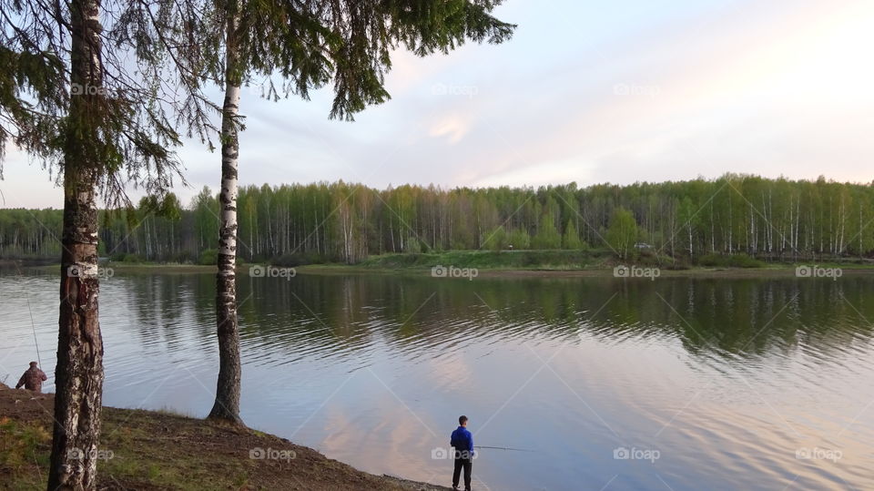 it was in the evening, there was nothing to do, walk on nature,