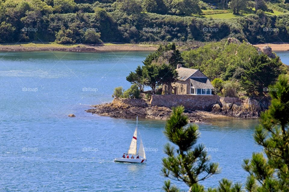 sailboat on the beach