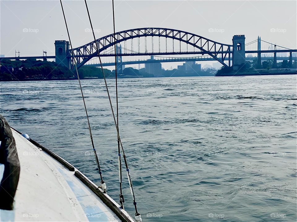 We are nearing “Hell Gate Bridge” and the infamous “Hell Gate”, an area with potentially dangerous undercurrents that can create sort of a whirlpool condition that can cause a boat to spin around in circles indefinitely. 2023. Hypnotic Productions