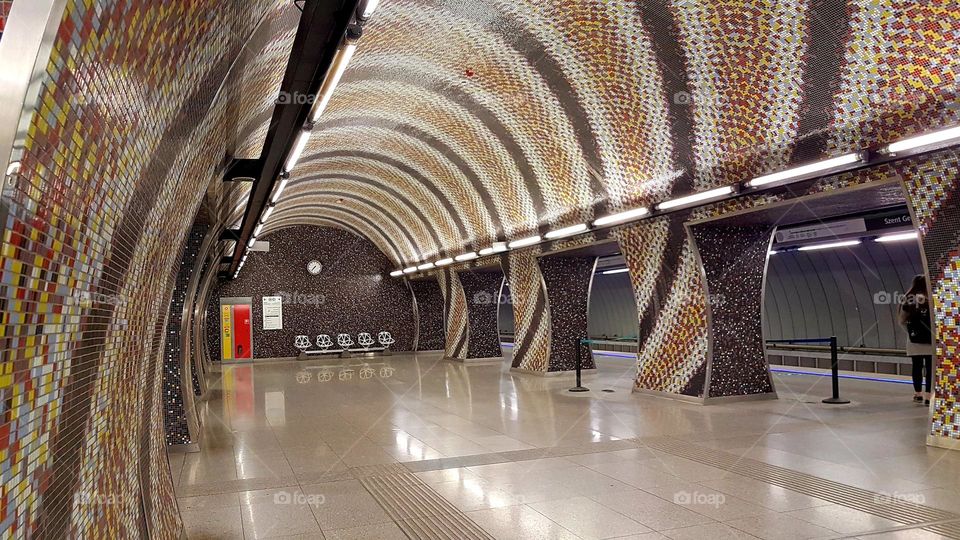 metro station, Budapest, Hungary