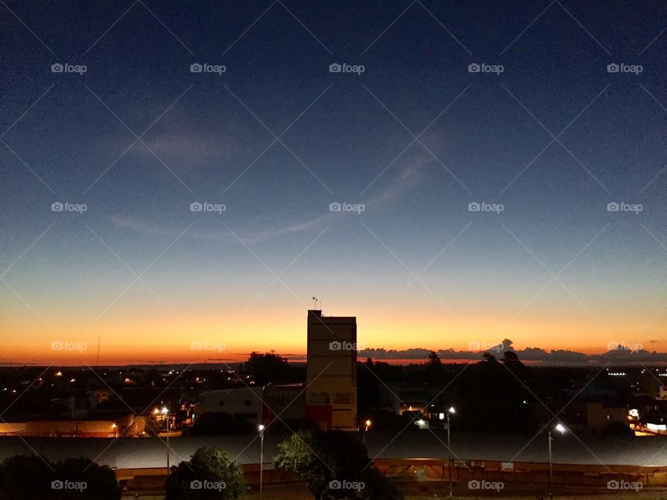 Sunset in Pedro Juan Caballero