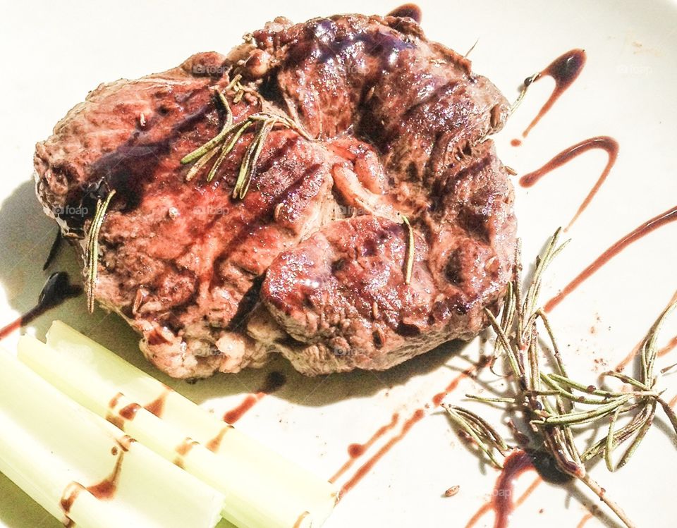 Steak ribai . Excellent steak ribai