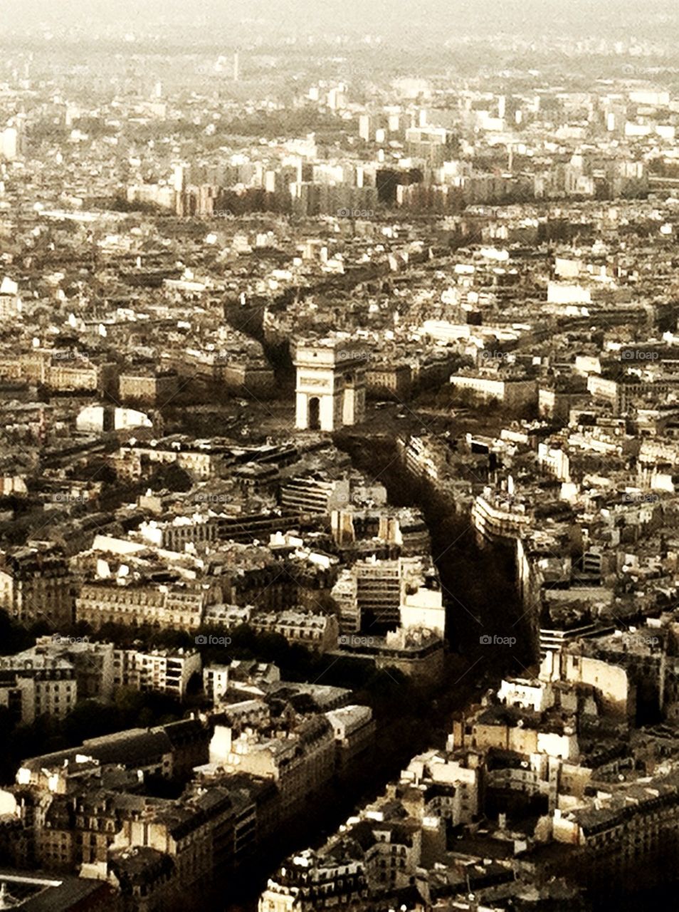 Arc from Eiffel