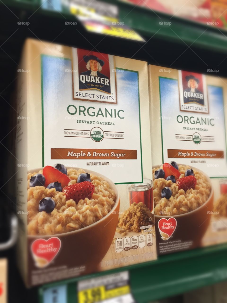 Quaker Organic Instant Oatmeal