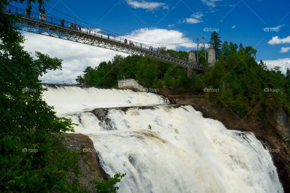 Montmorency waterfalls (Québec, Canada)