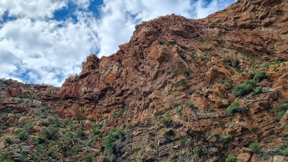 amazing cliffs of the Swartberg mountains.