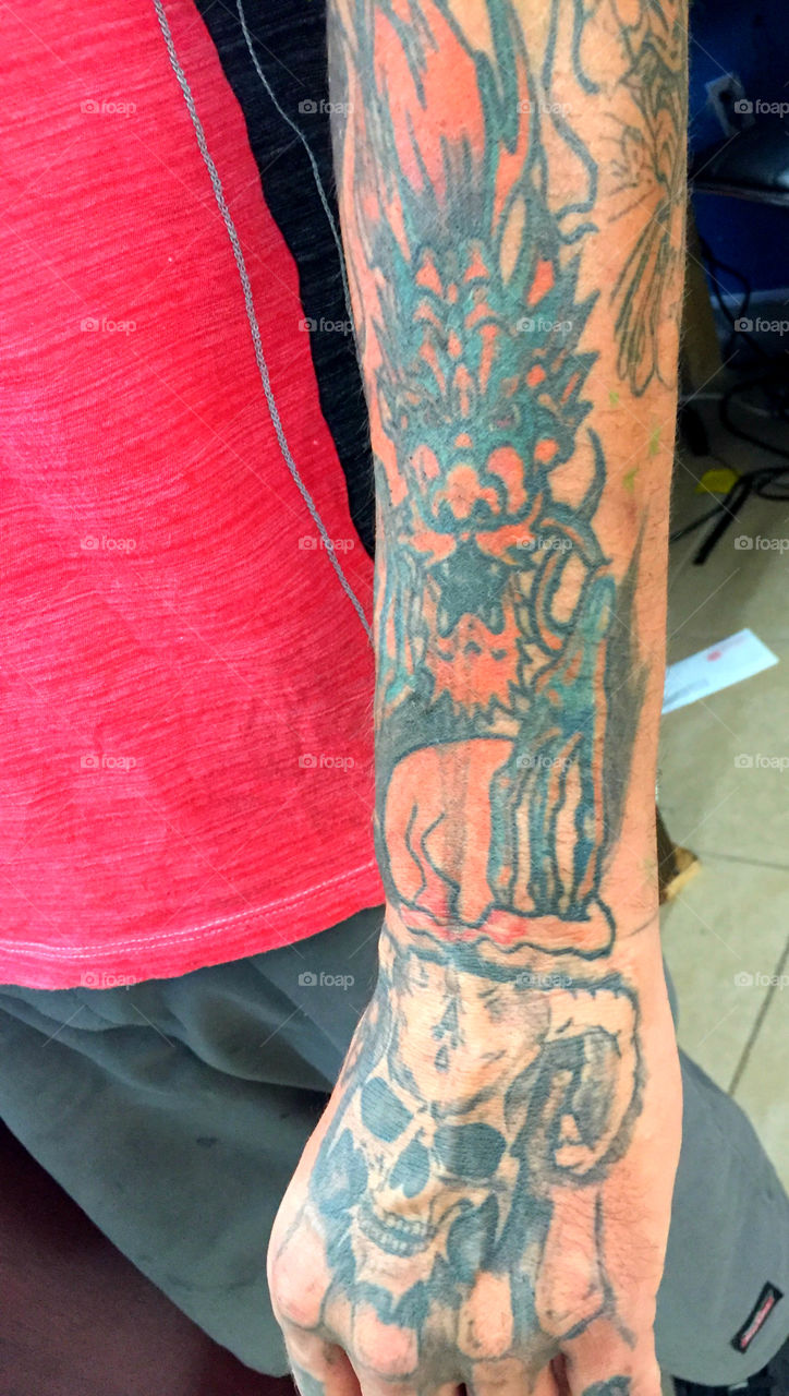 Forearm tattoos are pretty popular and fun to get. They are pretty daring because they are pretty visible unless you have a long sleeved shirt on. There are limitless options for arm tattoos for both men and women! Get Inked!