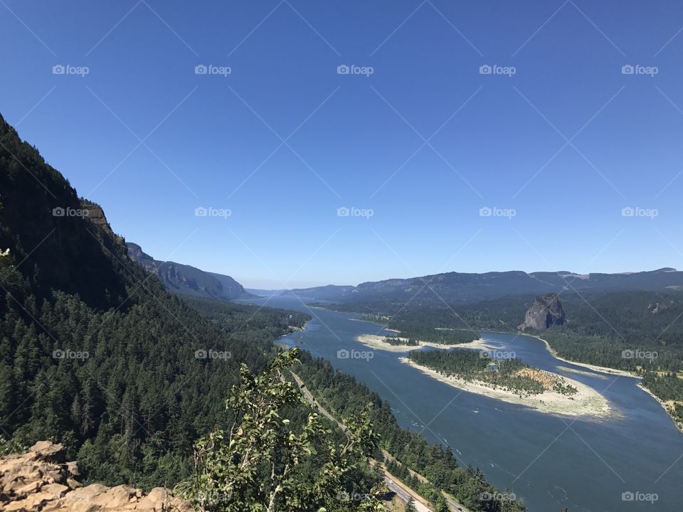 Columbia River Gorge in Summer