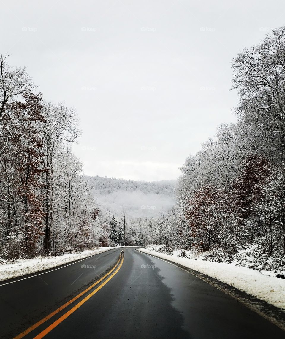 Beautiful Pennsylvania snowfall. #pennsylvania