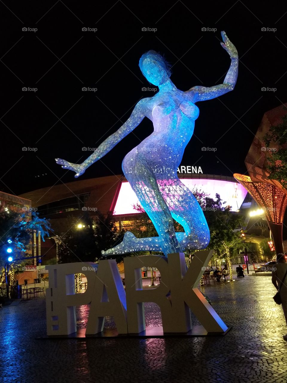 Las Vegas in The Park at night