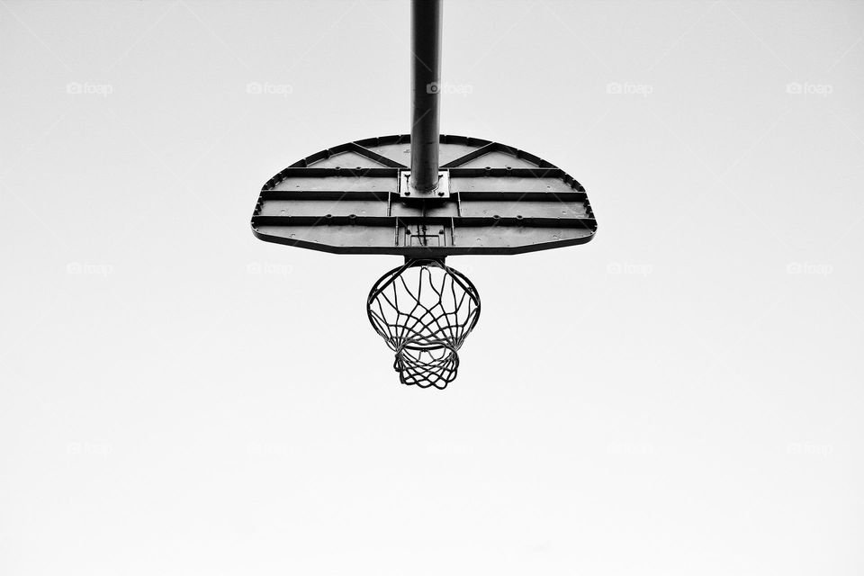 basketball black and white