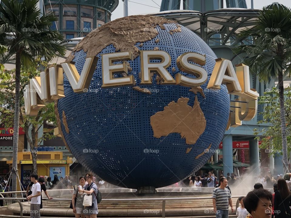 Universal logo Singapore 