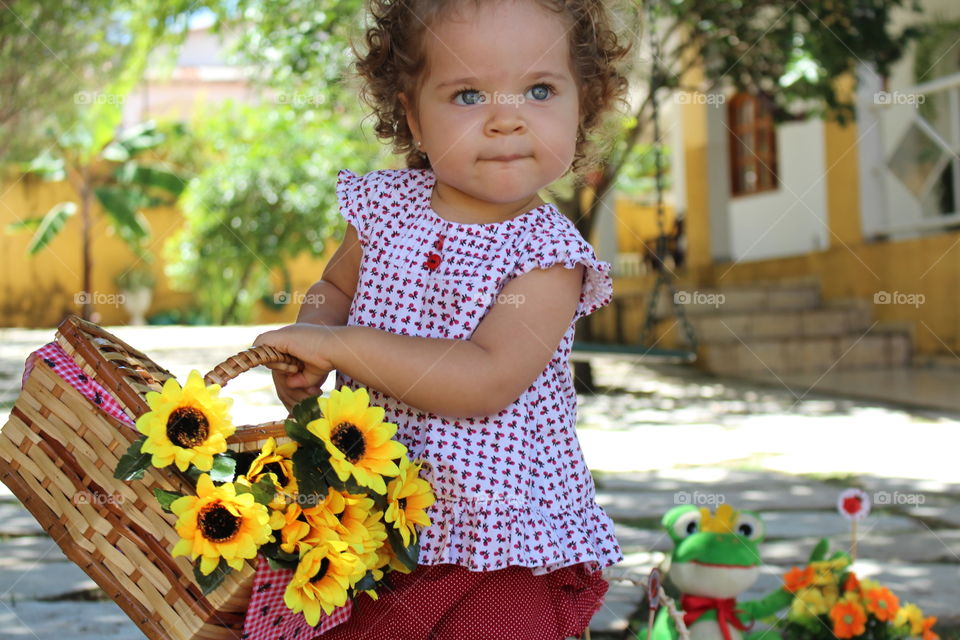 child and park