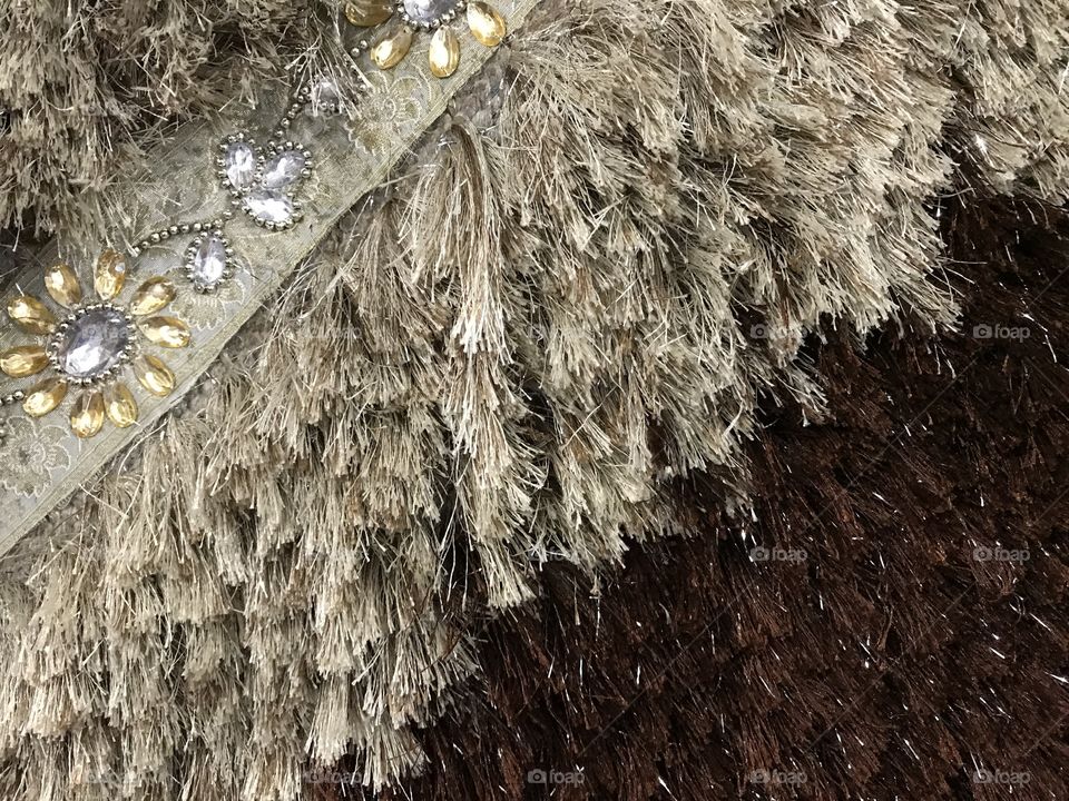 Multi texture rug