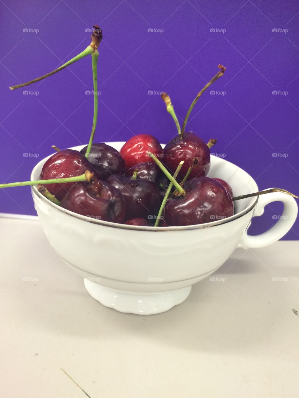 Cherry. My snack at lunch break
