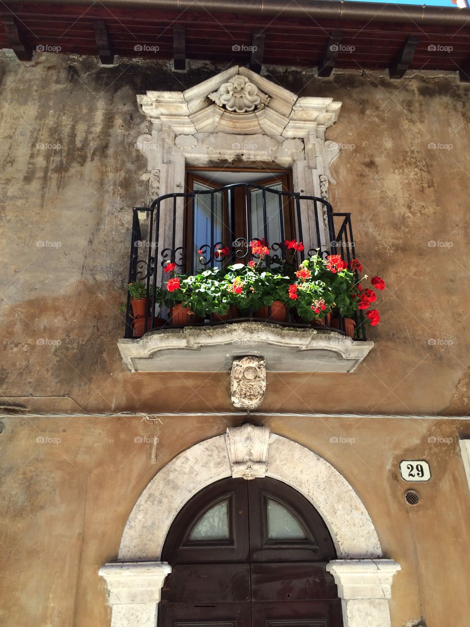 Balcony beauty in Italy