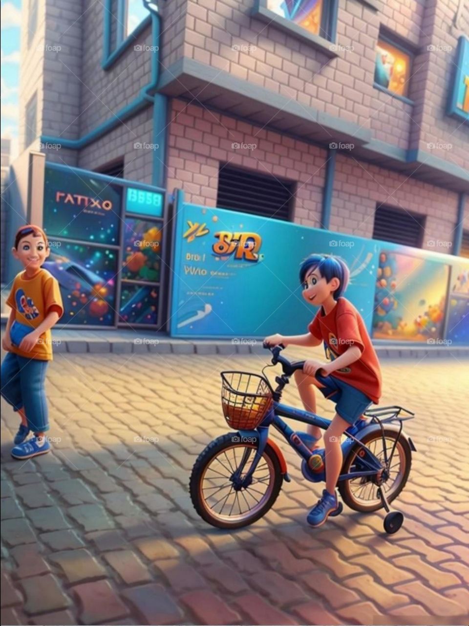 This is a picture I took and converted to artificial intelligence