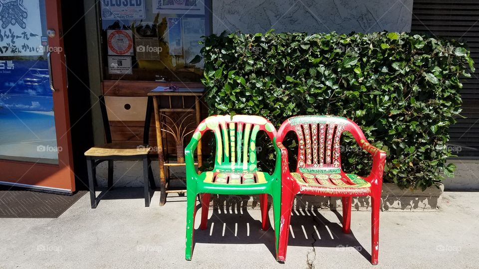 Colorful chairs