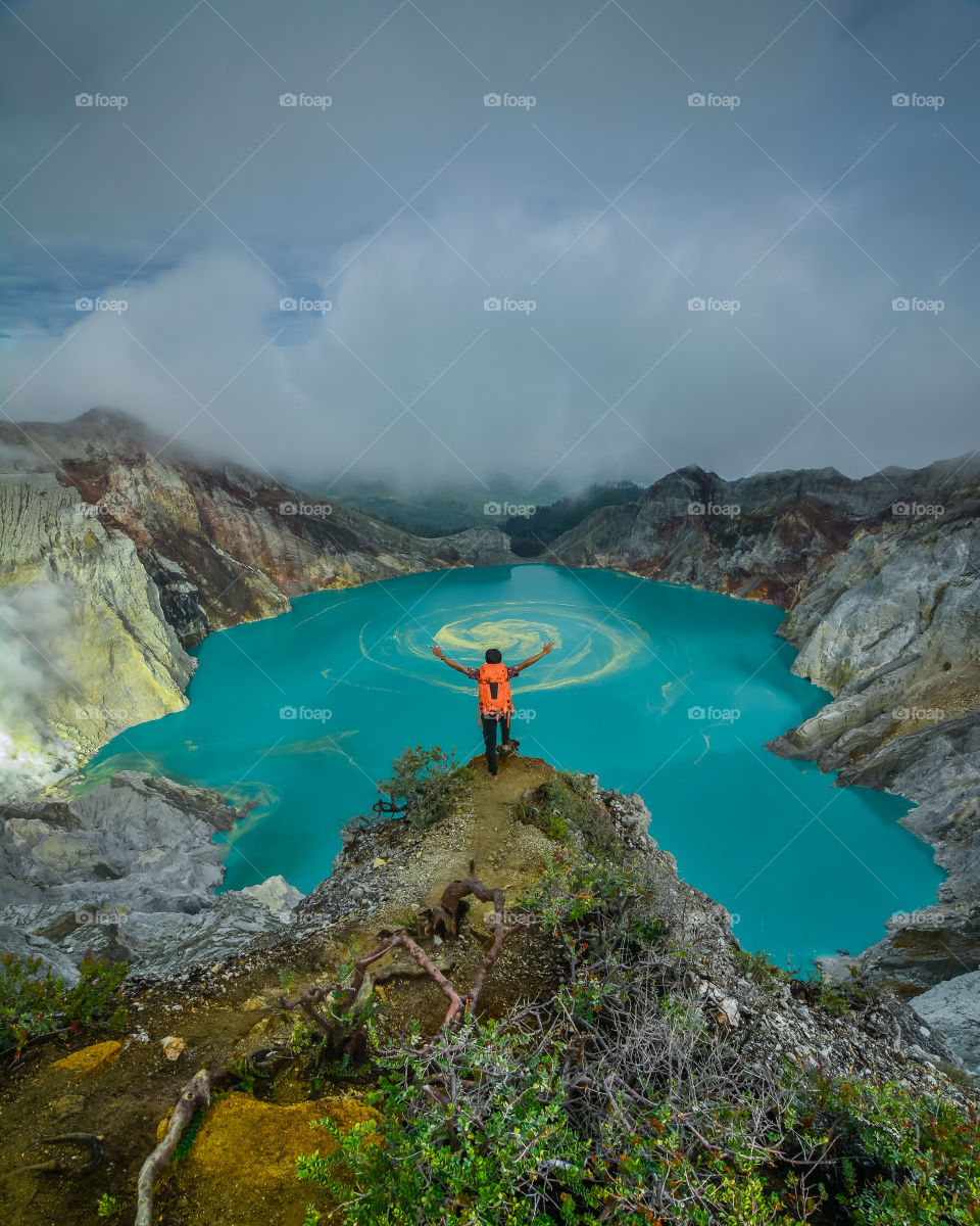 Ijen Blue Crater