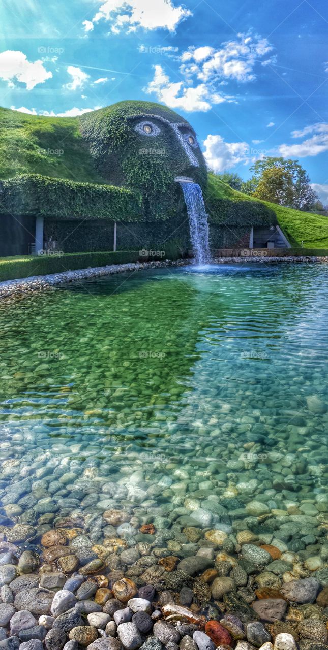 The Swarovski museum in Swartz, Austria , is a beautiful place to visit. Filled with Swarovski crystals, the mountain behind the Giant, is an experience worth to live.