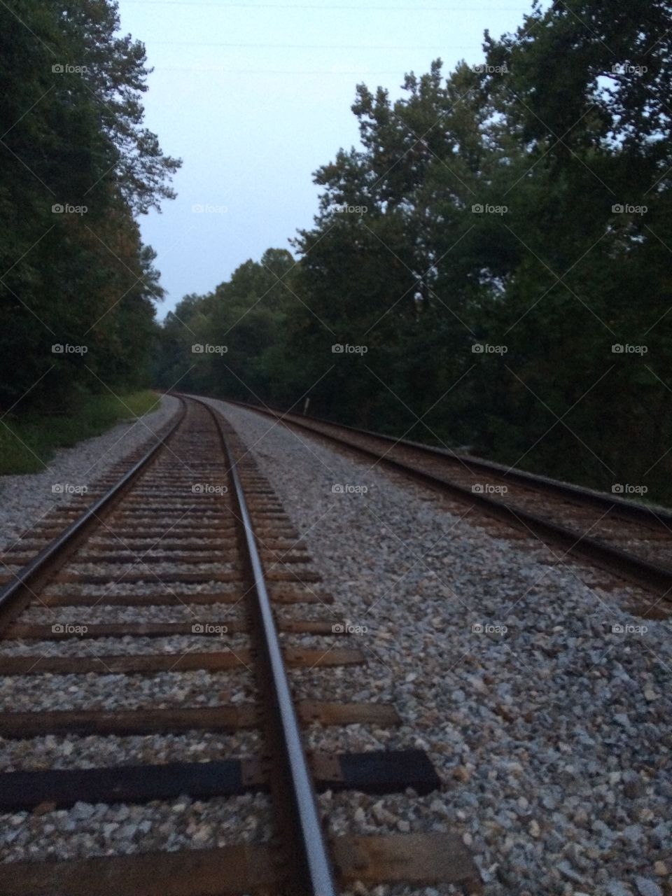 Railroad tracks in Dawson, PA