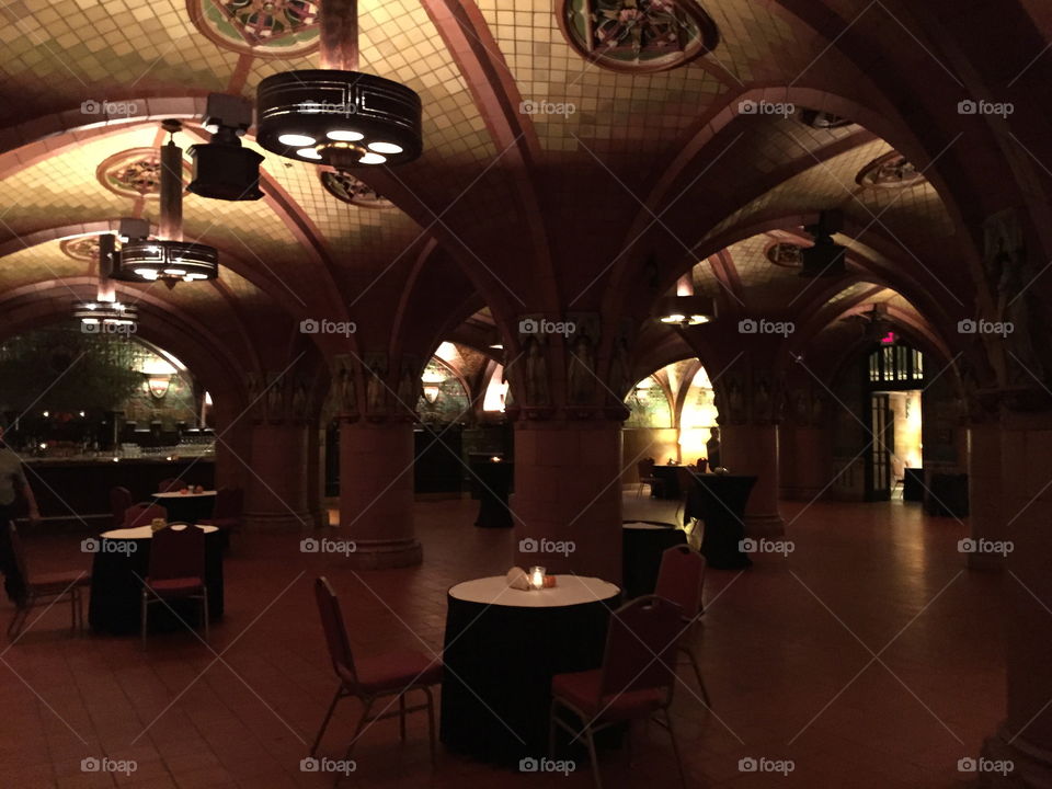 Hotel event space in Louisville, KY with amazing arches and architecture. 