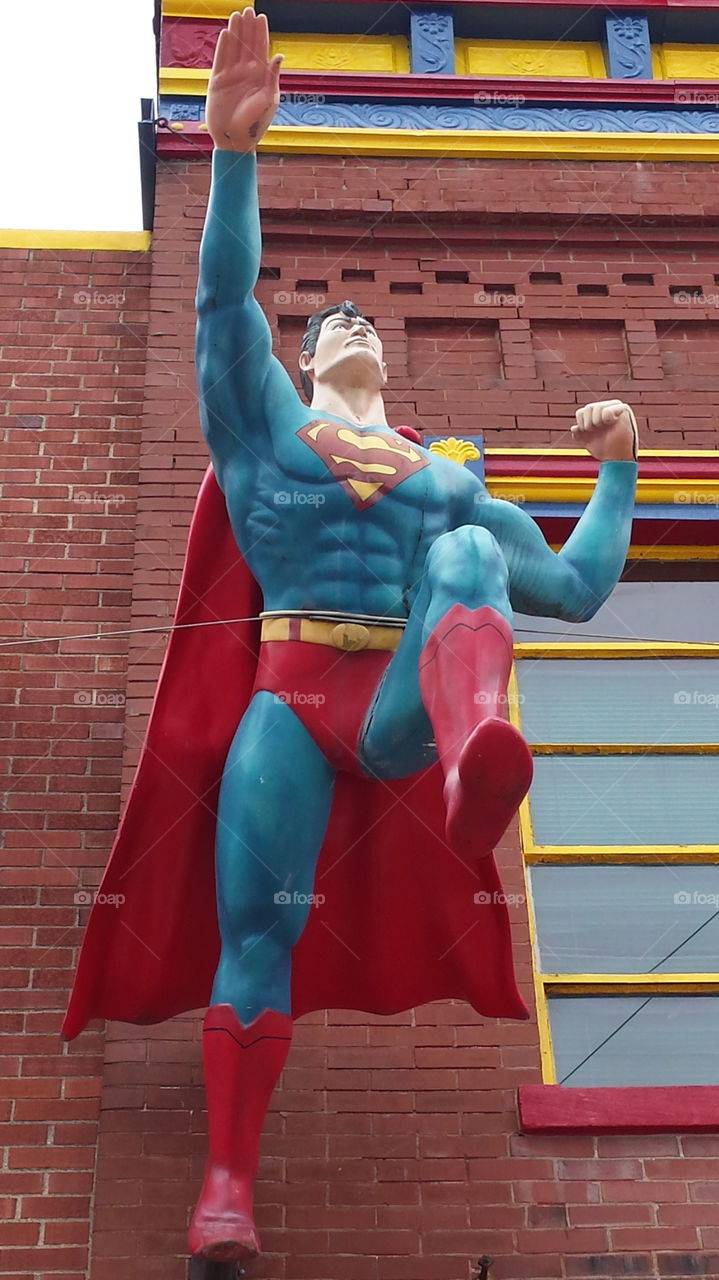 superman. metropolis Illinois home of superman