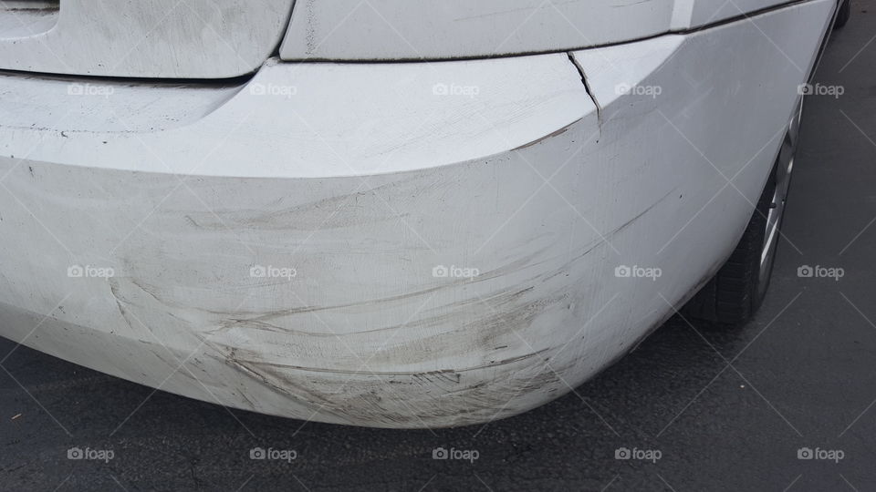 damaged bumper