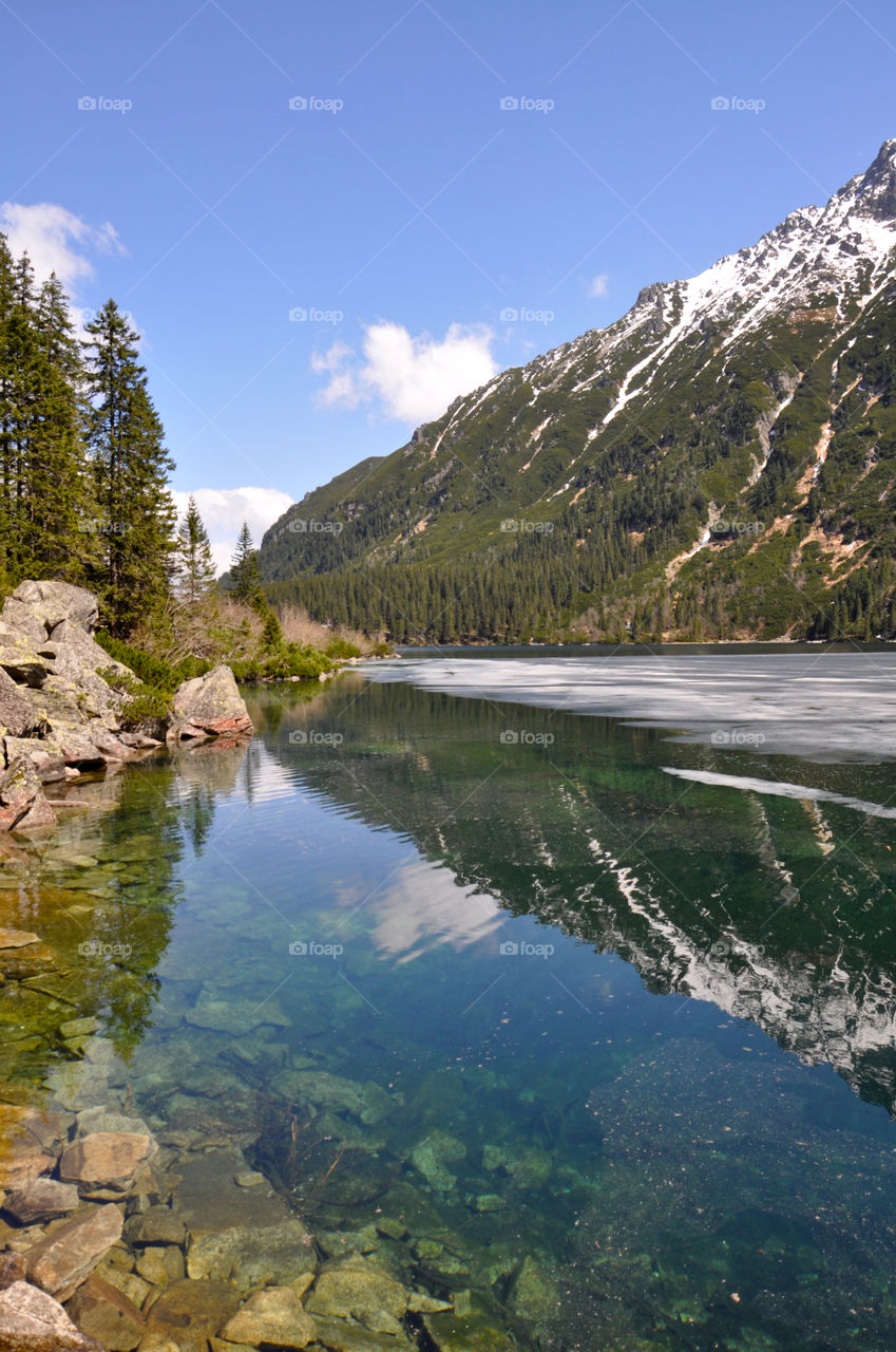 Water, Mountain, No Person, Landscape, Nature