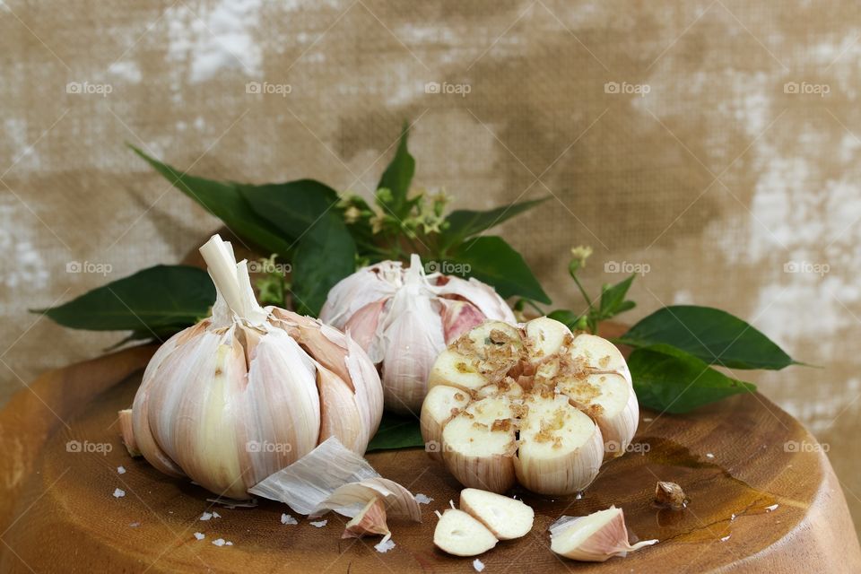 garlic and olive oil