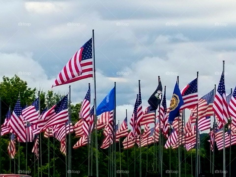 American Legion Flags
