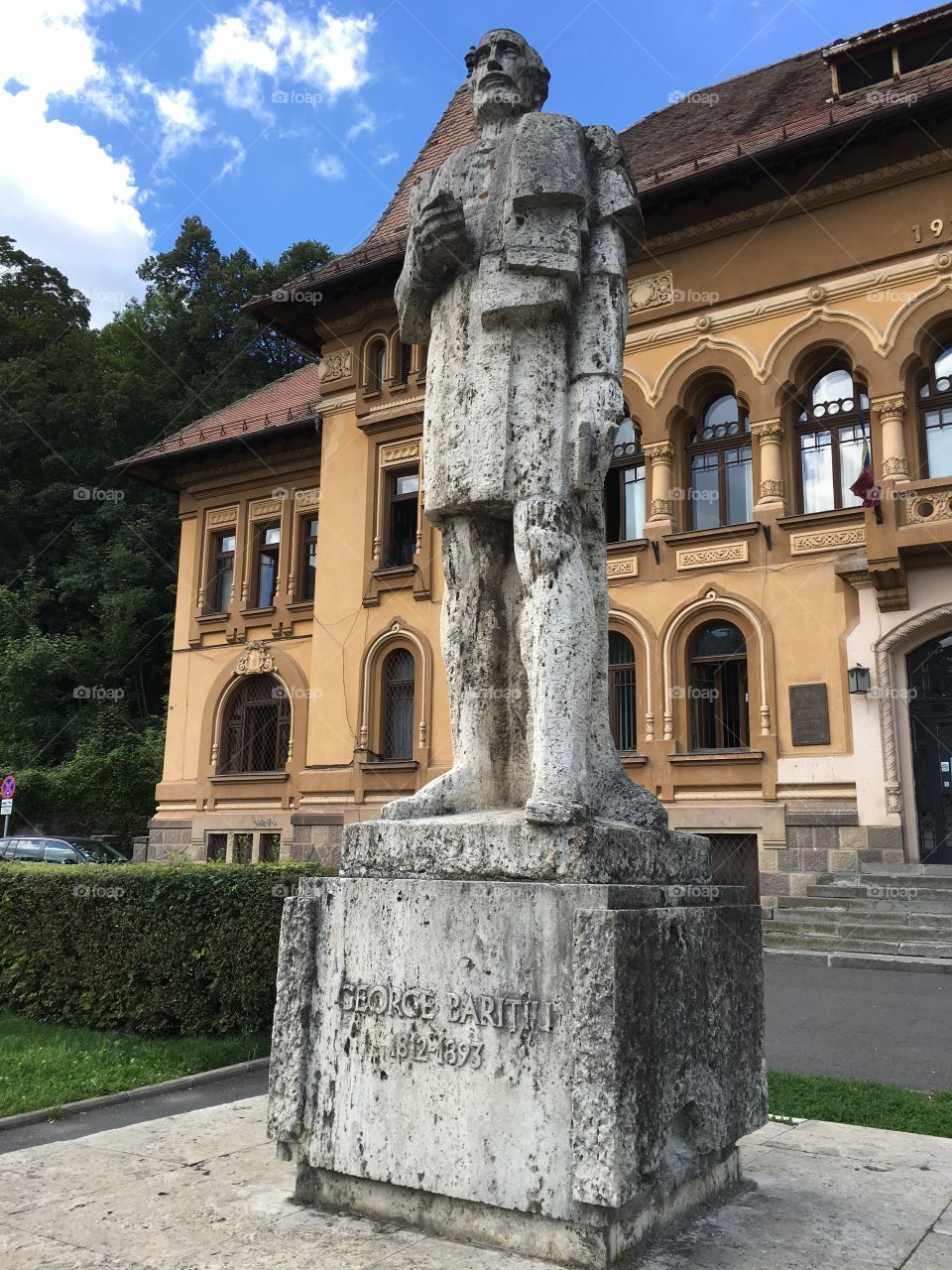 George Baritiu monument, Brasov, Romania