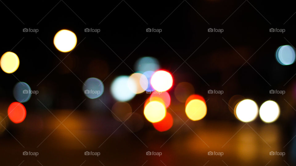 bokeh night