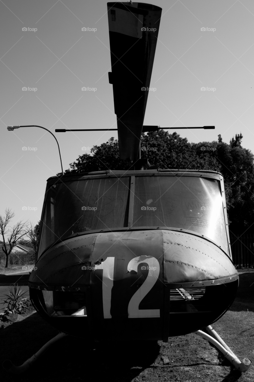 Old helicopter