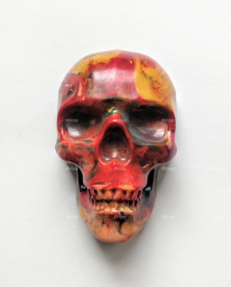 Wax skull