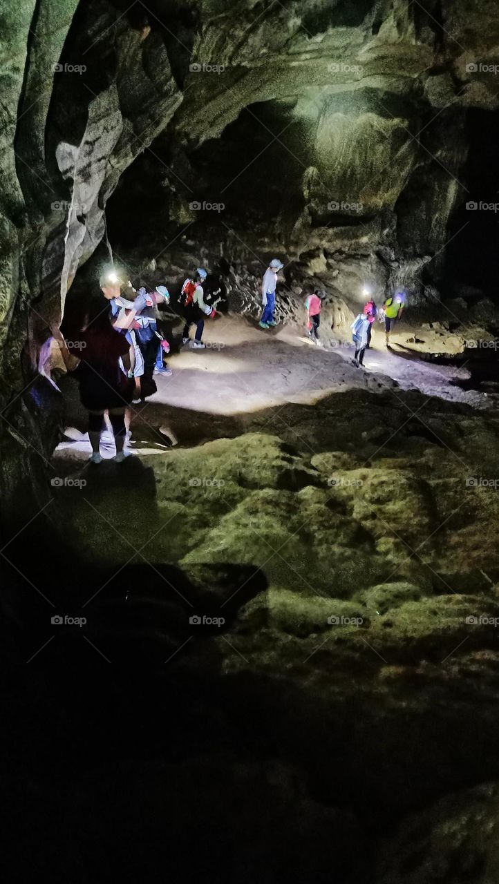 Exploring in Gua Terus