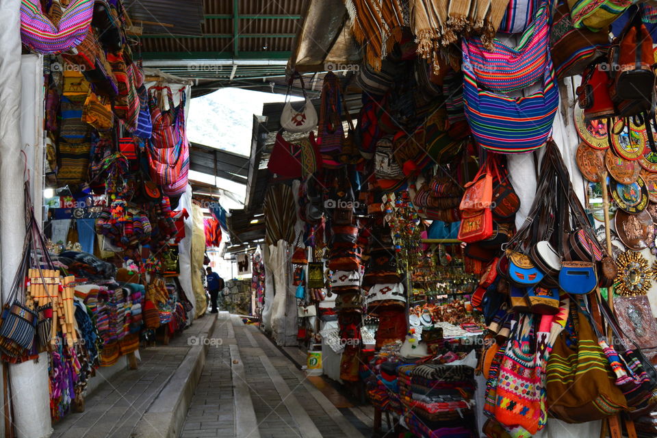 Colorful Market, Aguas Calientes, Peru