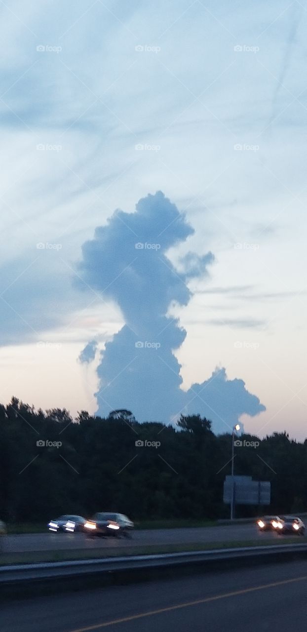 the shape of clouds