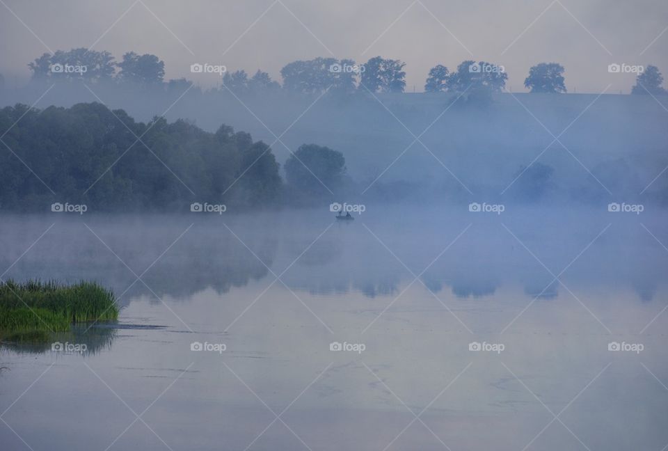 Foggy morning. 