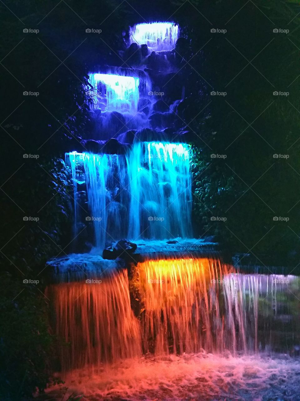 waterfall lights