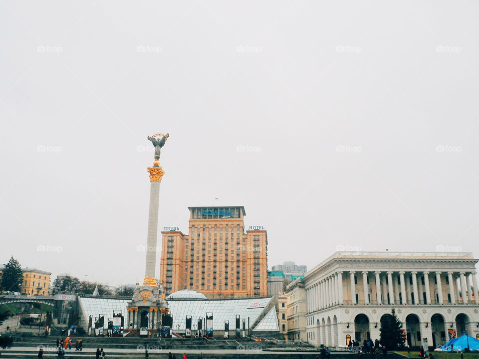 the central street of Kiev, Khreshchatyk