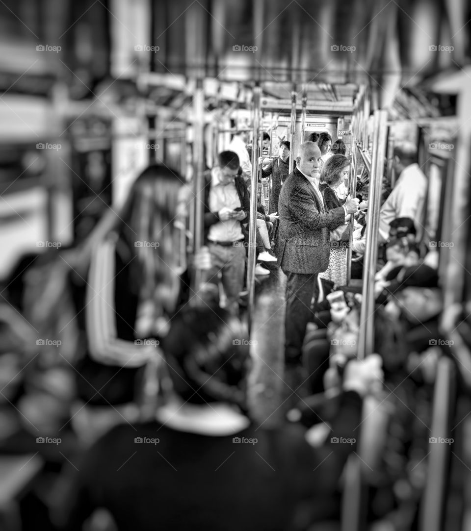 The man in the subway