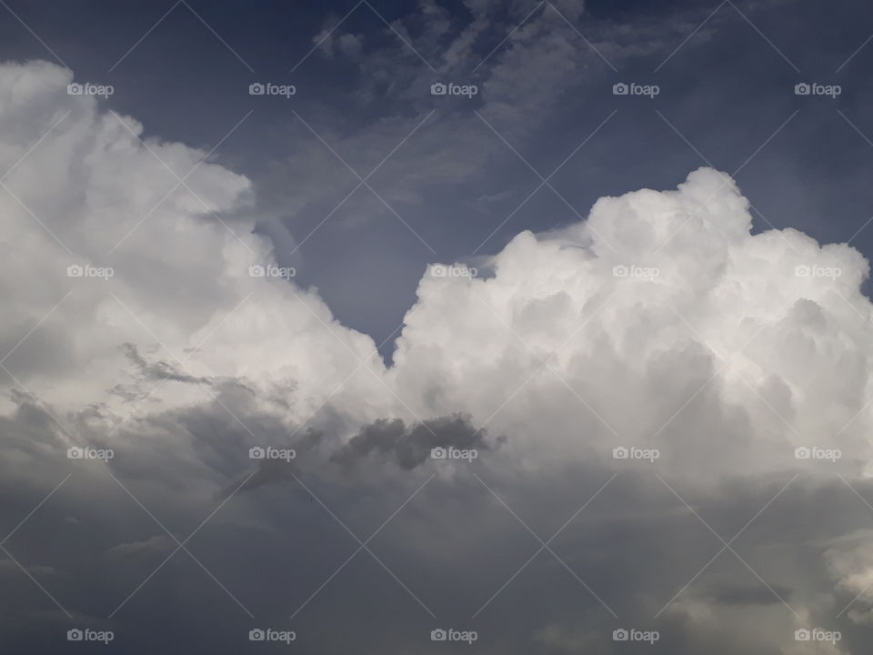 céu de chuva e temporal