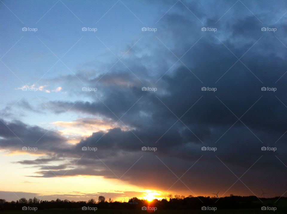landscape heaven sunset clouds by latzara